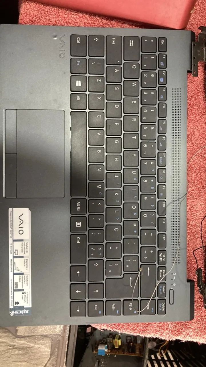  Notebook VAIO - Para peças ou reparo (sem placa-mãe) - Foto 4