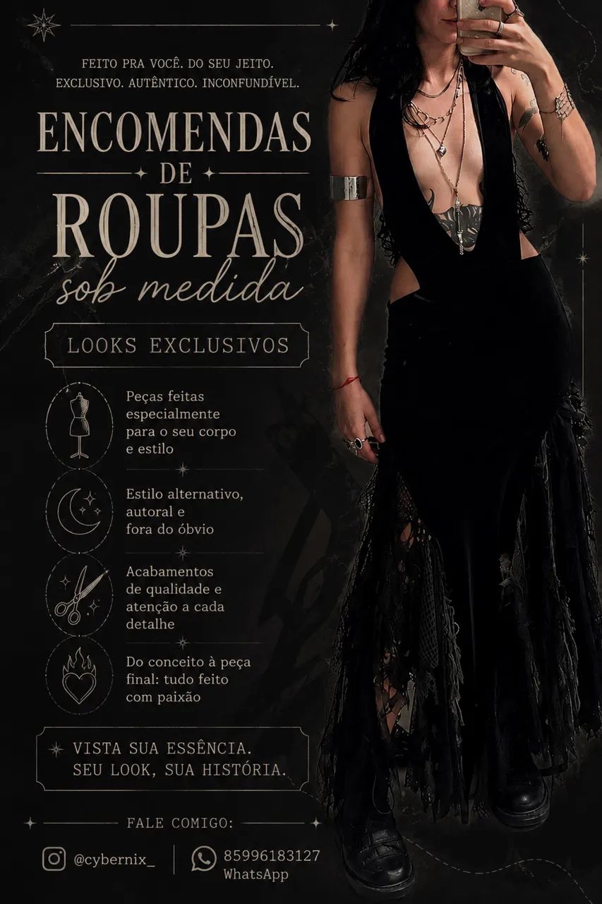 Roupas por encomenda 