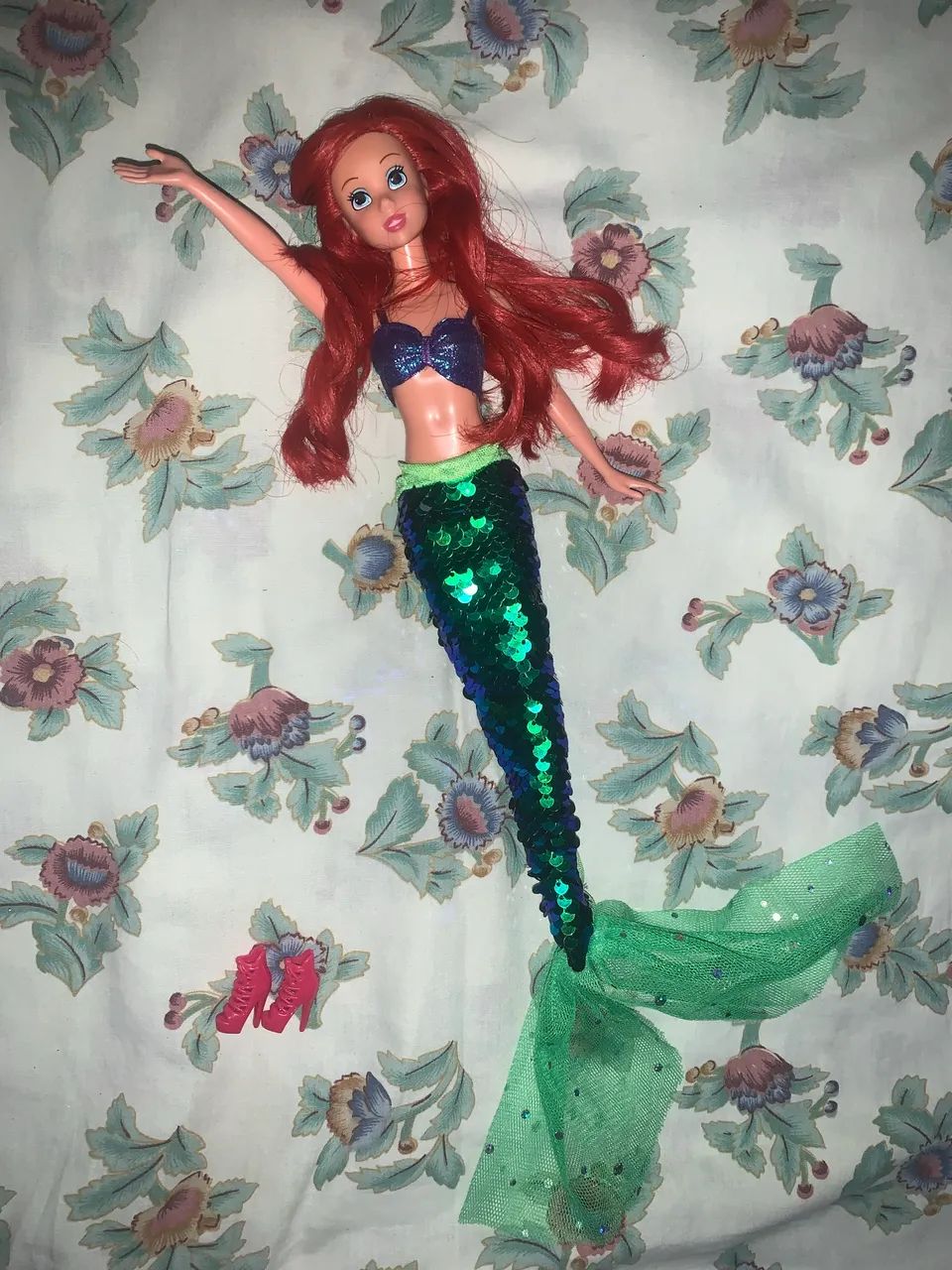 Casal de bonecos originais Disney Ariel e Príncipe Eric - Foto 3