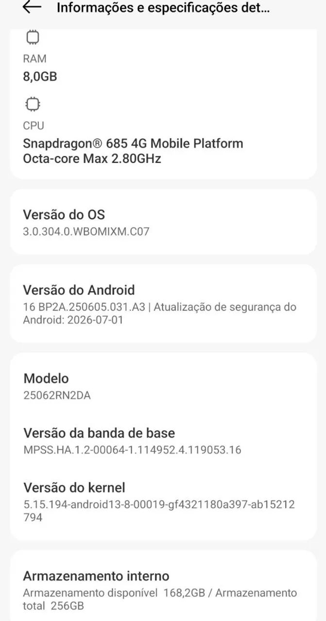 Redmi 15 8/256 roxo - Foto 3