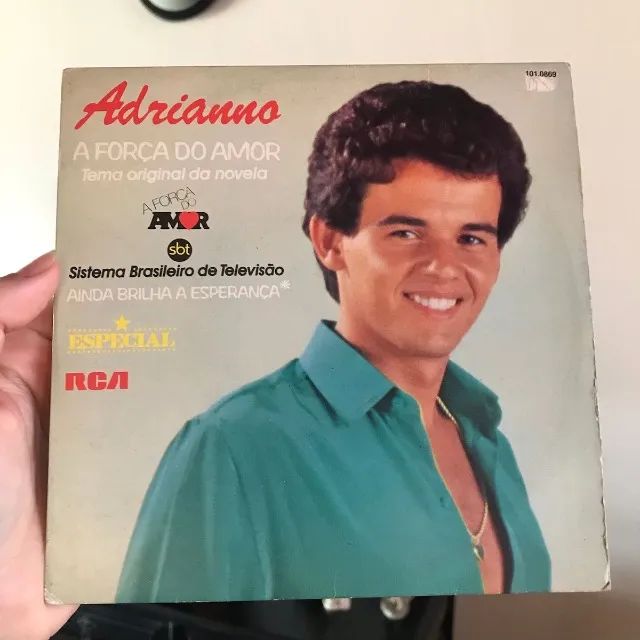 vinil compacto adrianno a força do amor rca - Foto 4