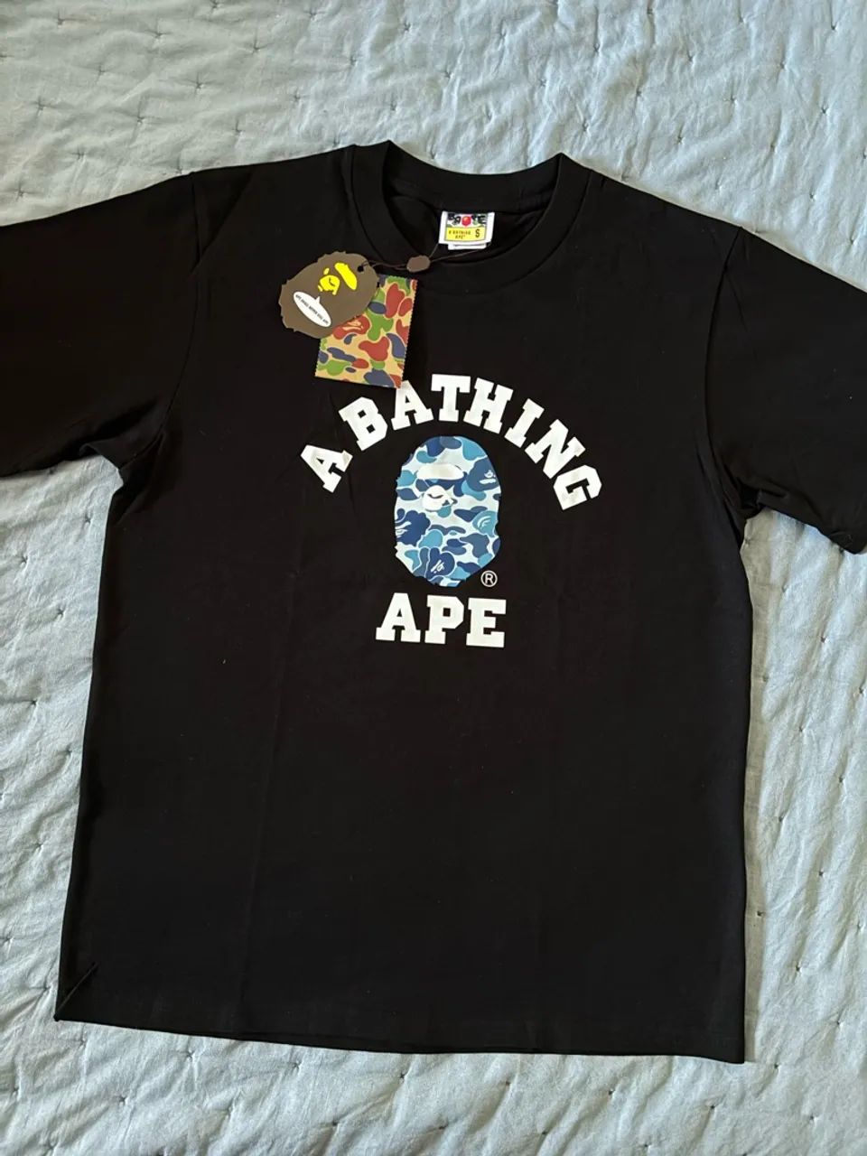 Camiseta bape blue camo