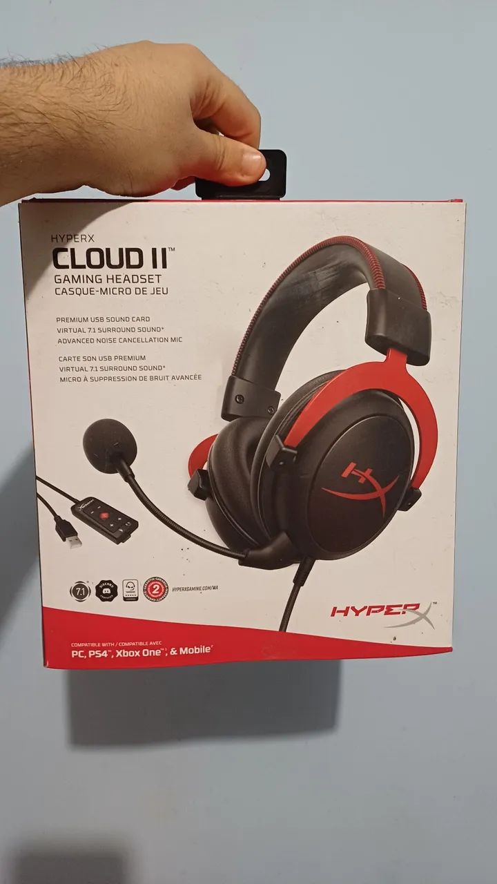 Headset hyperX cloud 2 USB 7.1