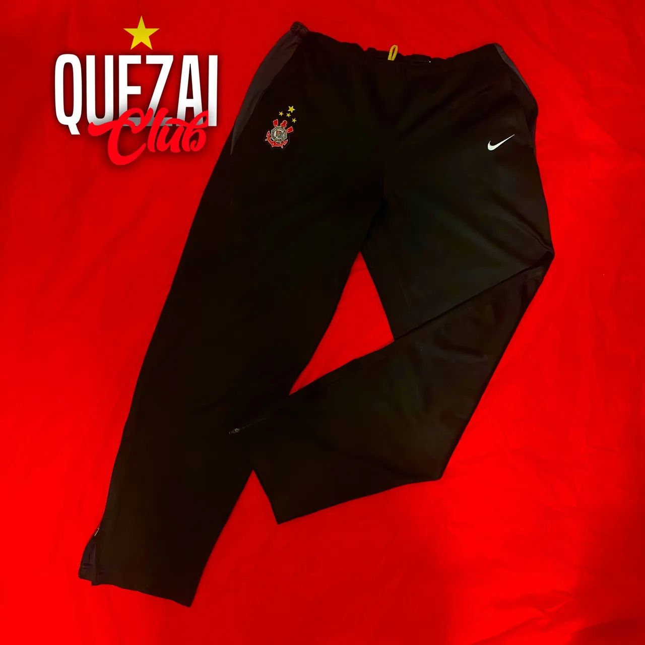 Calça Nike Corinthians 2003 Preta ORIGINAL 