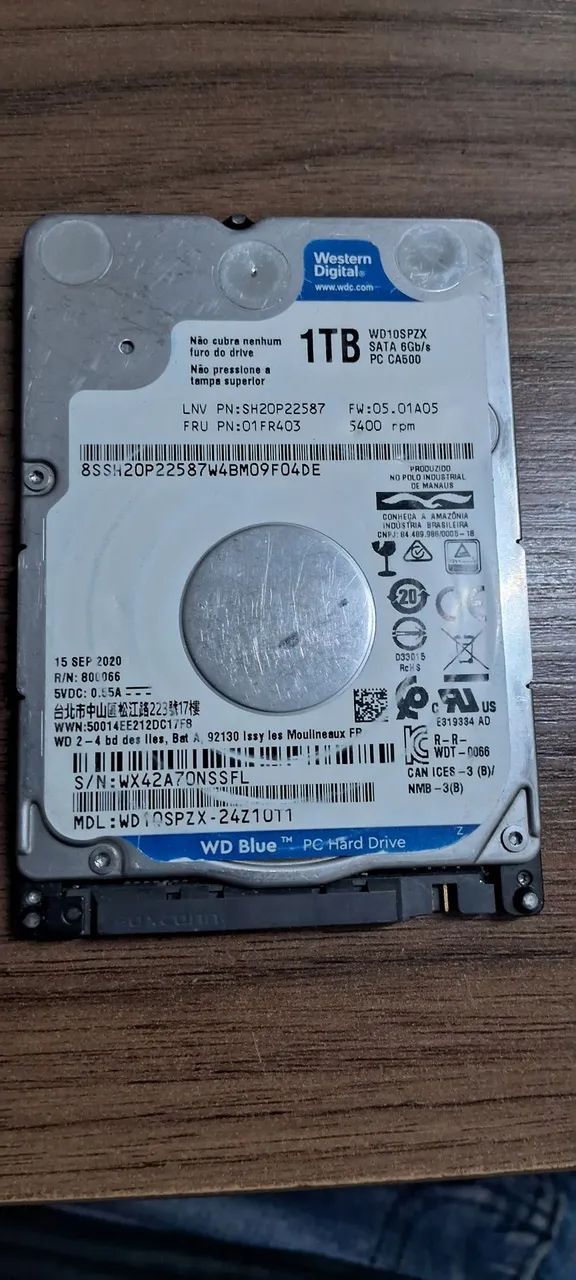 HD 1T Notebook PC ou Playstation 