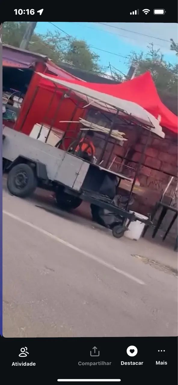 Trailer reboque engate engenho caldo de cana - Foto 3