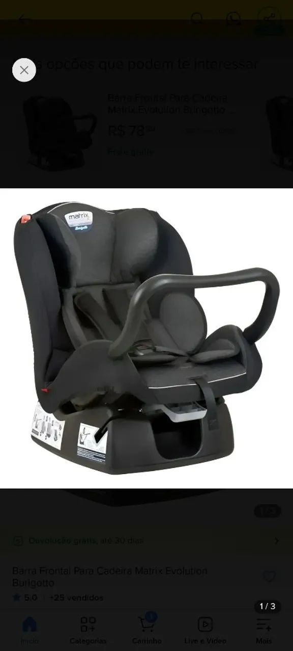 Cadeira para bebê auto 0 a 25k - Foto 4