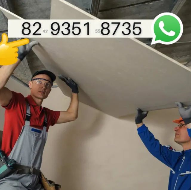 Forro de Gesso e plaquinha drywall Gesso Reformas