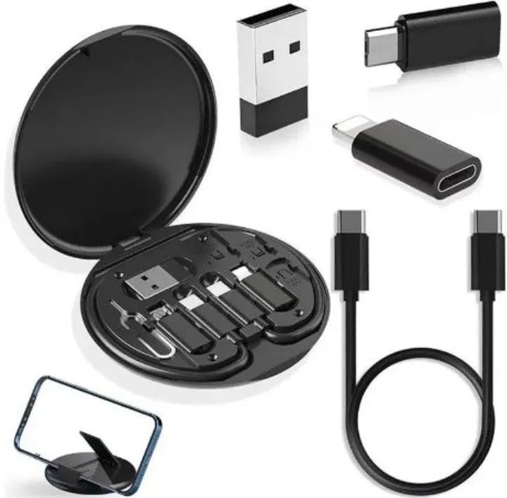 Cabo de carregamento rápido e adaptadores