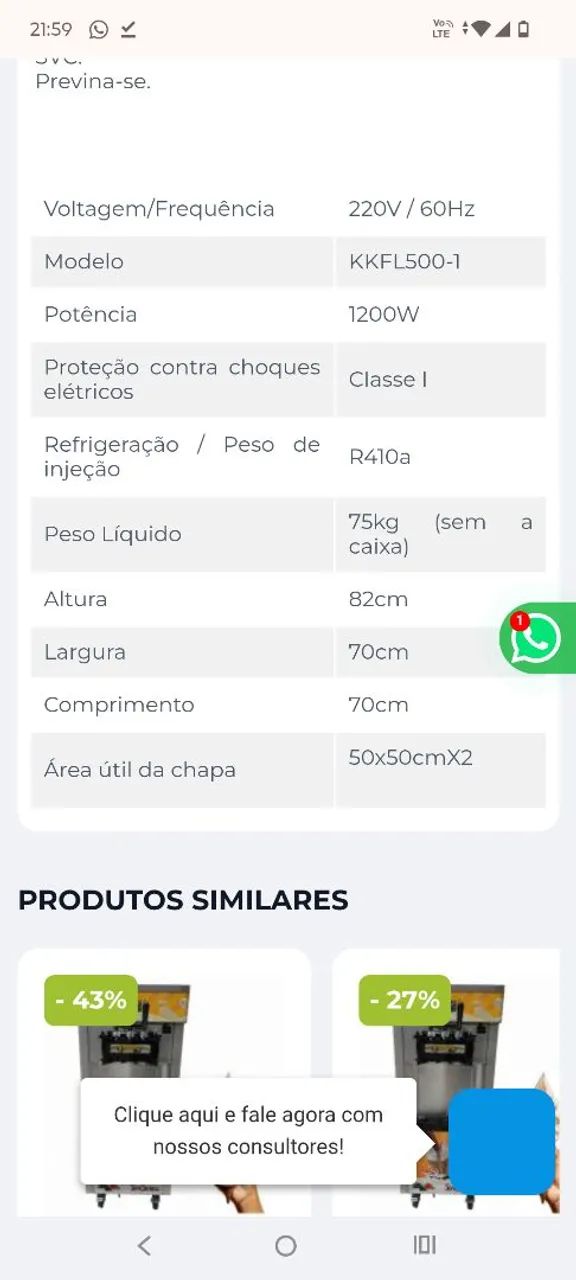 Máquina de sorvete tailandês  - Foto 2