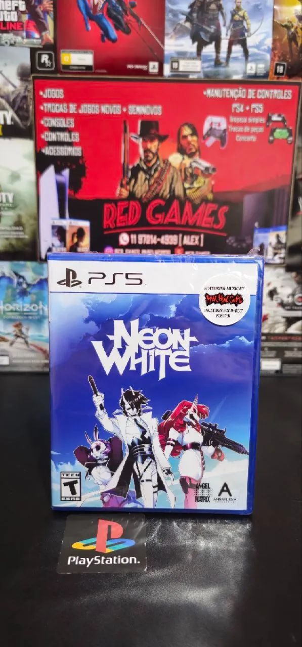 Neon White PS5 NOVO