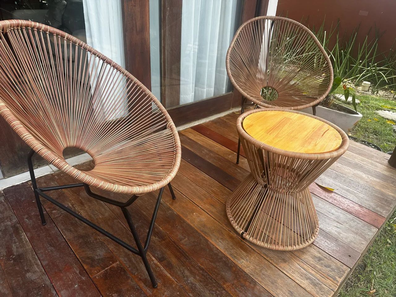 Conjunto Poltronas e mesinha Acapulco