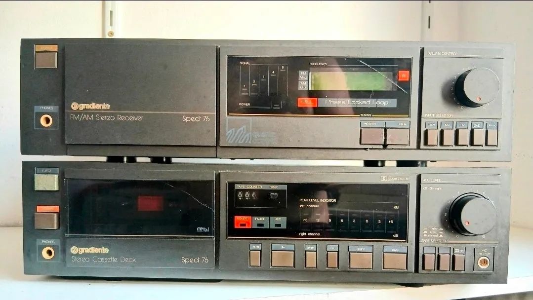 RECEIVER E TAPE SPECT 76.   GRADIENTE 