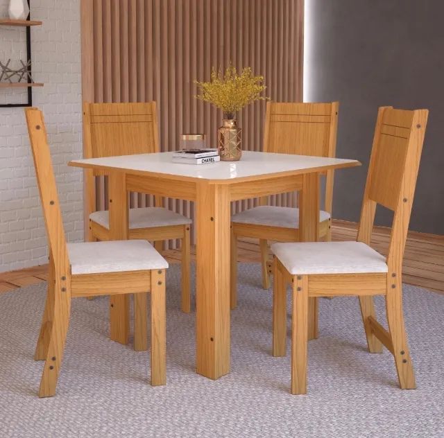 Conjunto de Jantar Varese 4 Lugares