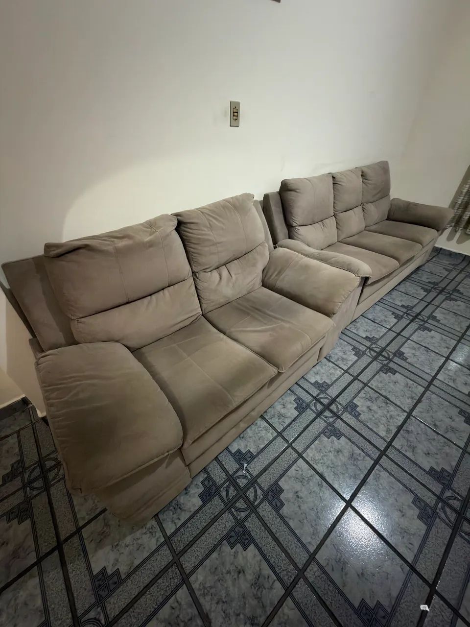 Jogo de Sofá 3 e 2 Lugares - Excelente Estado - R$ 800 - Foto 5