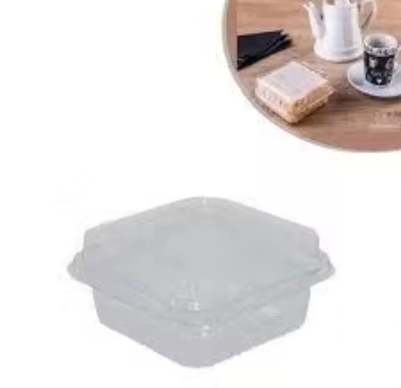 Kit com 20 embalagens quadrada para doces ou salgados - Foto 3