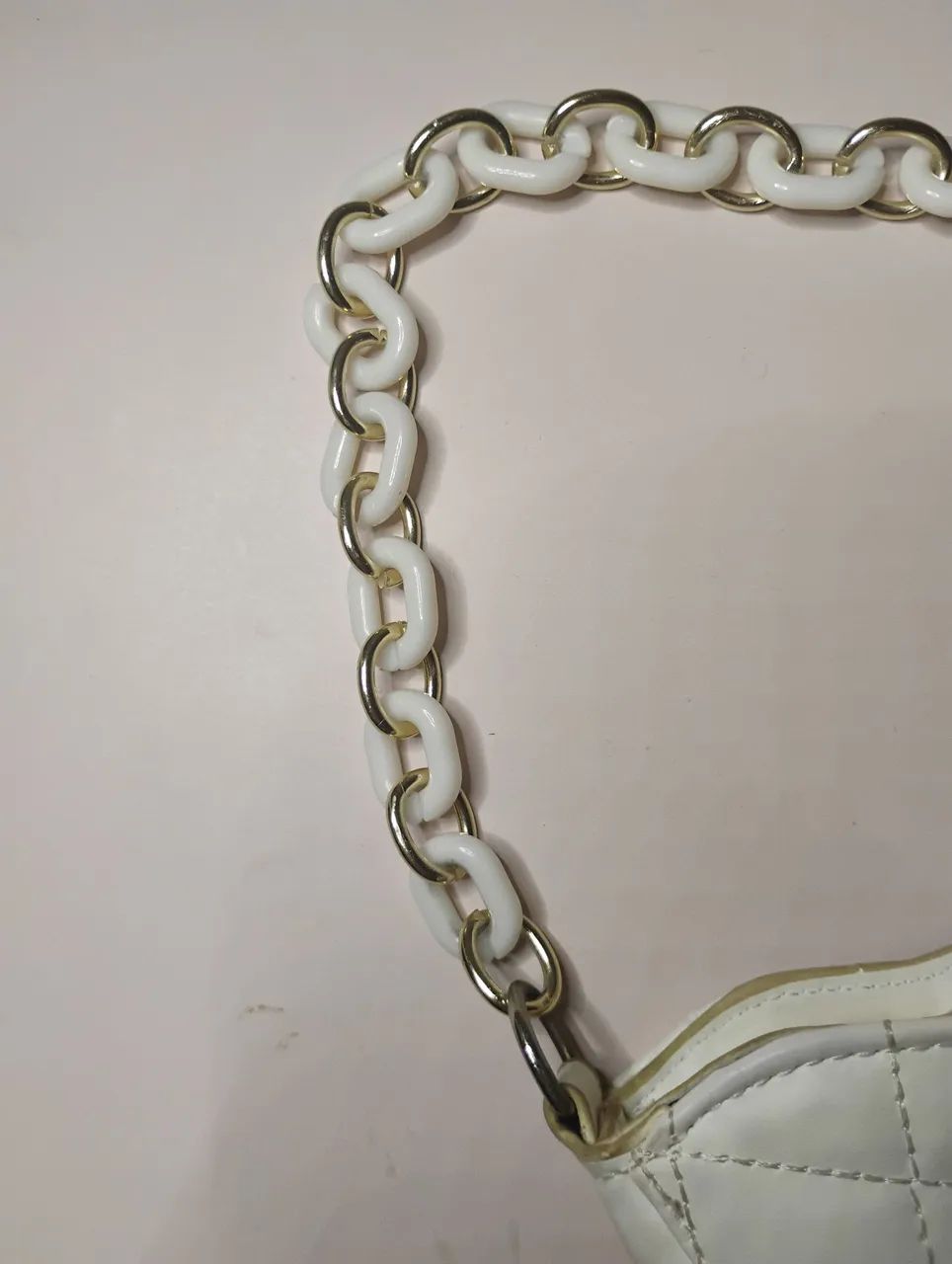 Bolsa De Mão Branca Feminina  - Foto 4