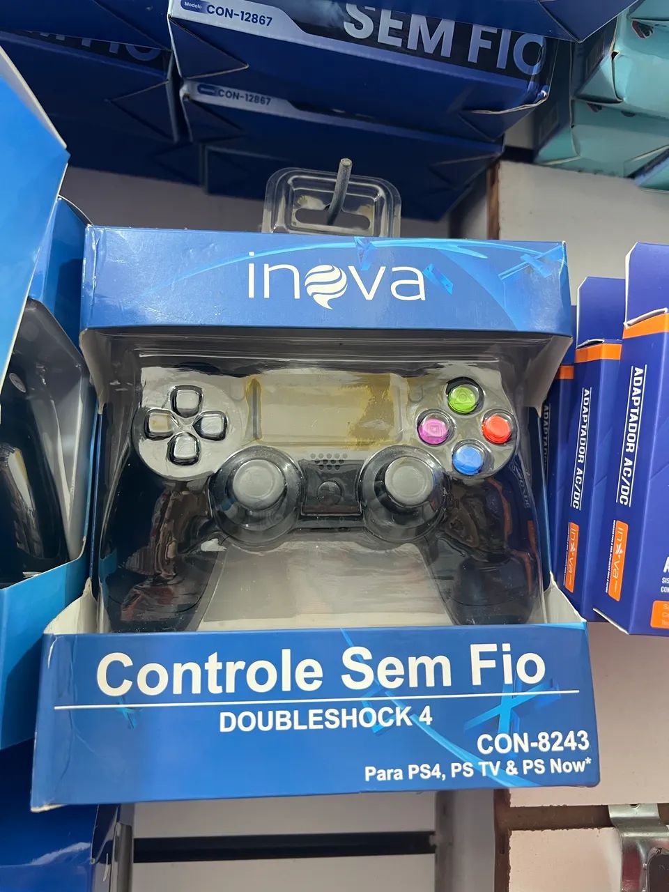 Controle Joystick Ps4 Doubleshock Sem Fio Playstation