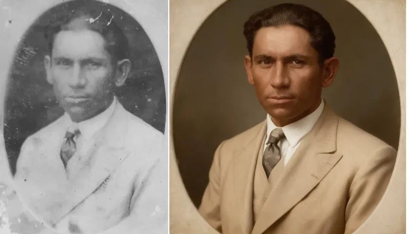 Restauração e coloração de fotos antigas. - Foto 4