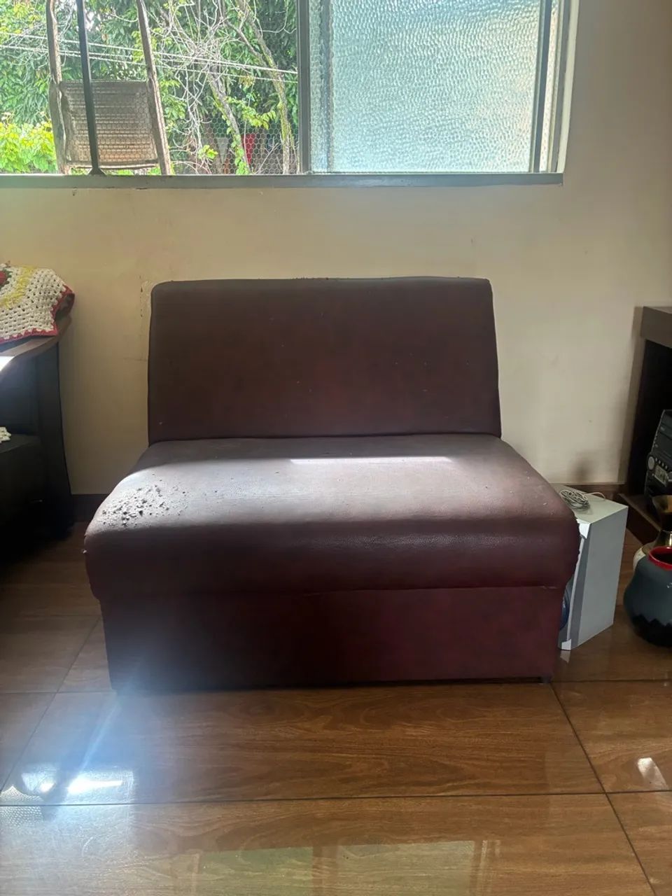 Vendo sofa cama usado em bom estado - Foto 2