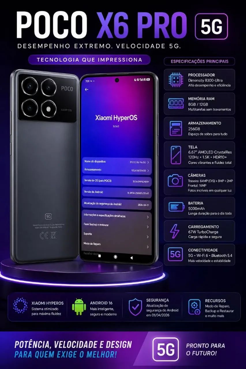 Poco x6 pro 