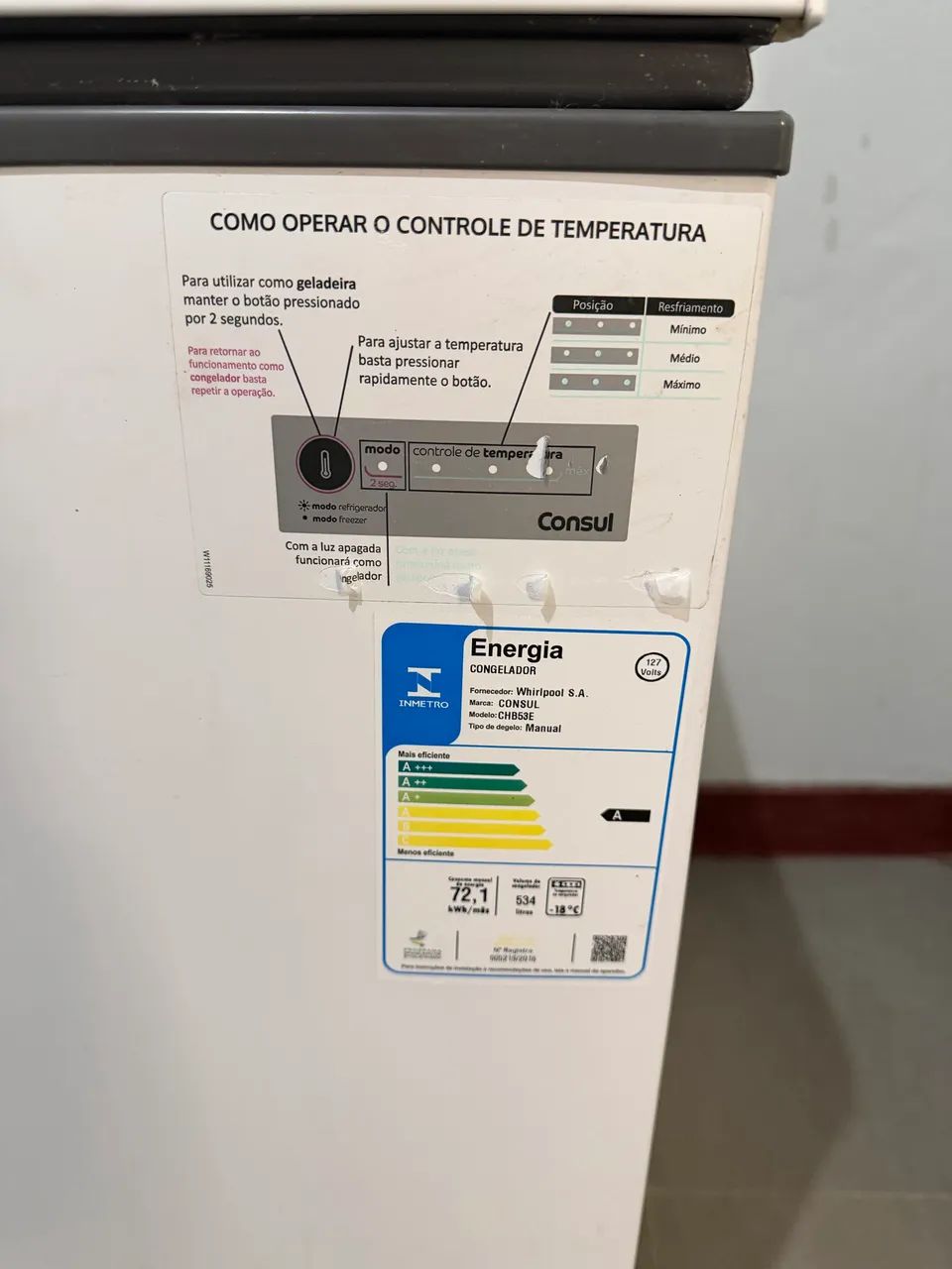 Freezer cônsul 534 L  - Foto 2