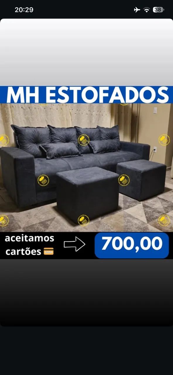Sofás novos da fábrica  - Foto 2