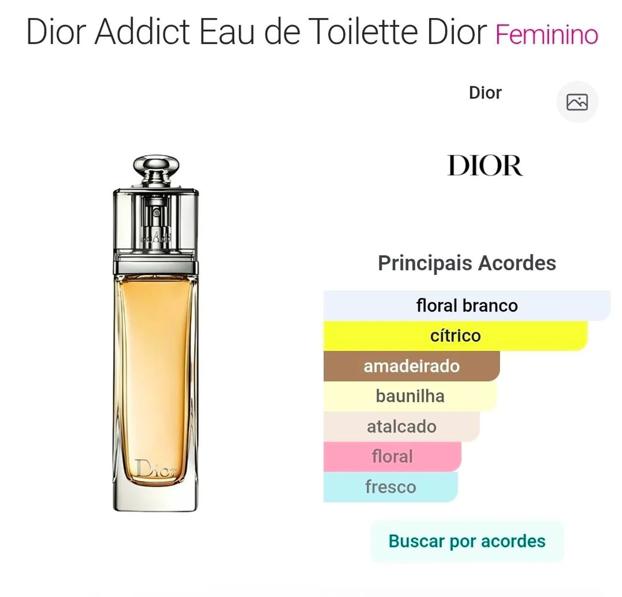 Perfume Dior Addict edt 100 ml - Beleza e Cuidados Pessoais