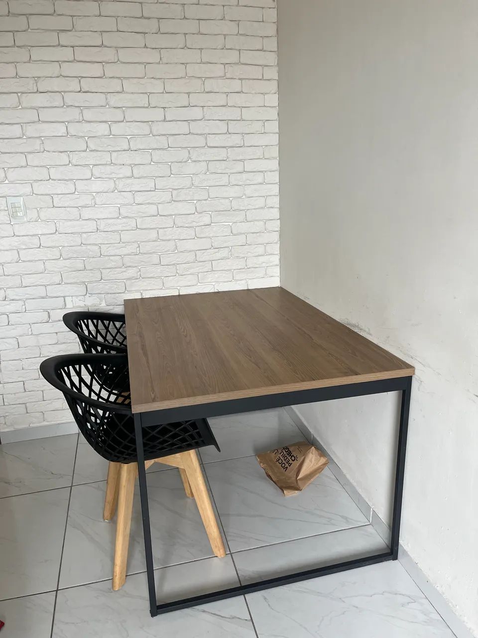 Mesa estilo industrial  - Foto 2