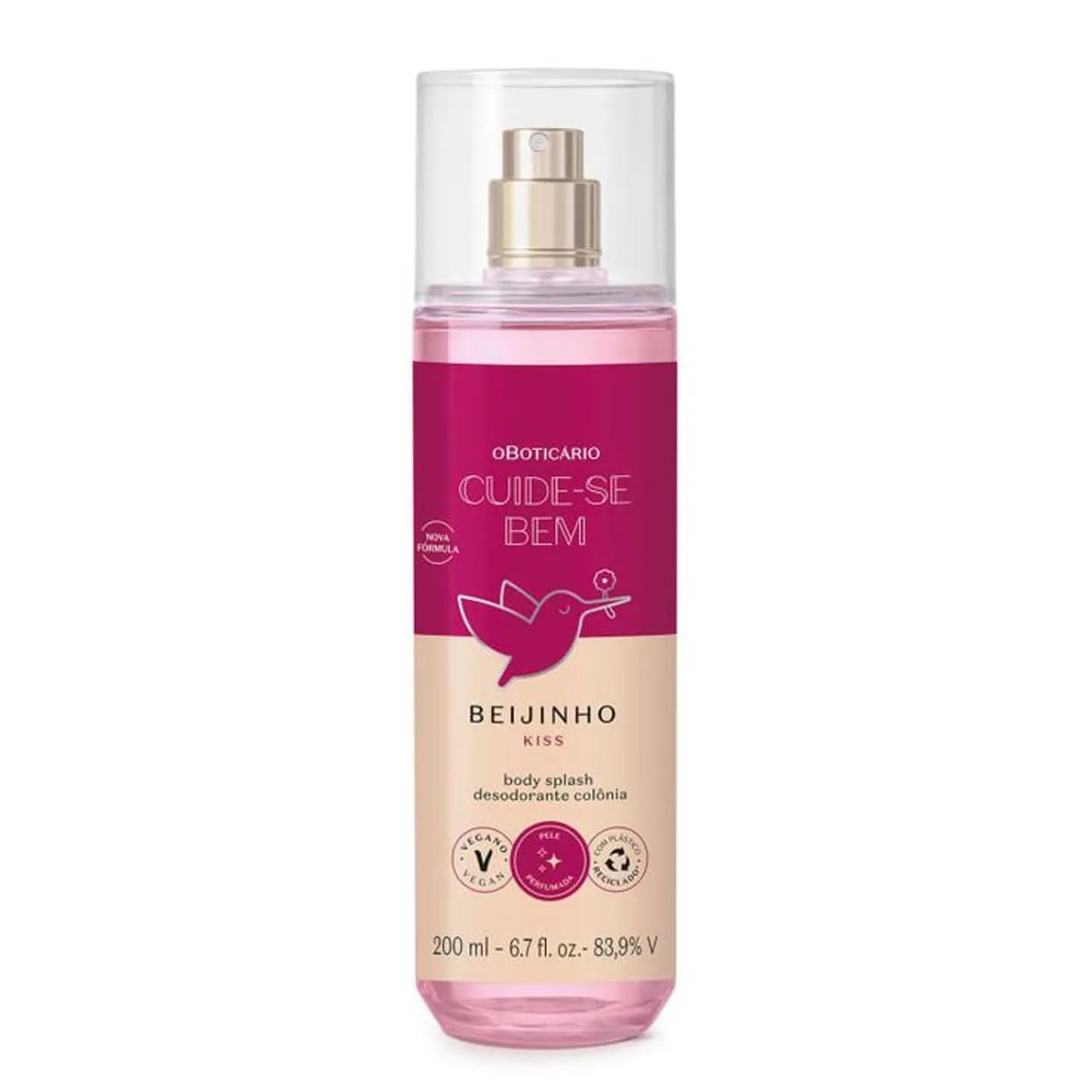 Body Splash Beijinho O Boticário 200 ml - Foto 5