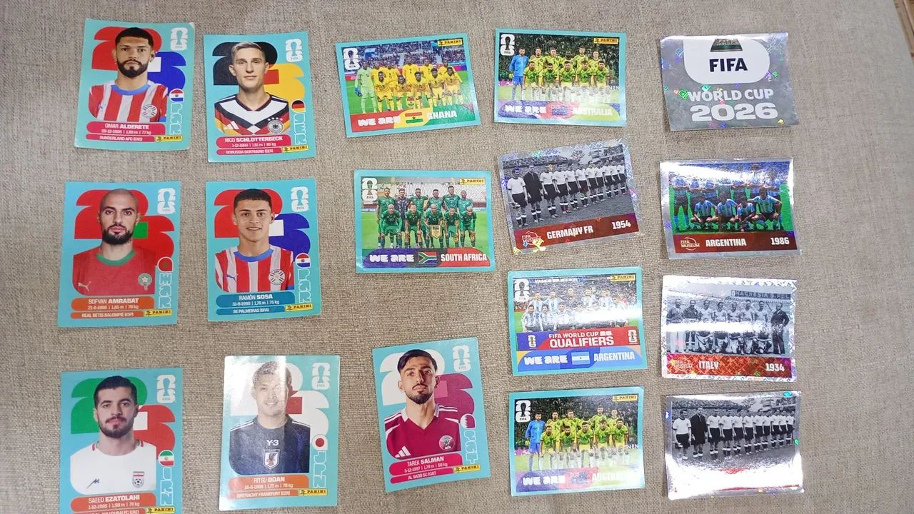 Figurinhas copa do mundo 2026