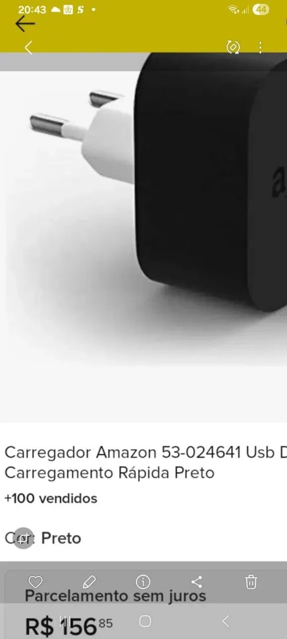 Carregador Amazon de parede - Foto 4