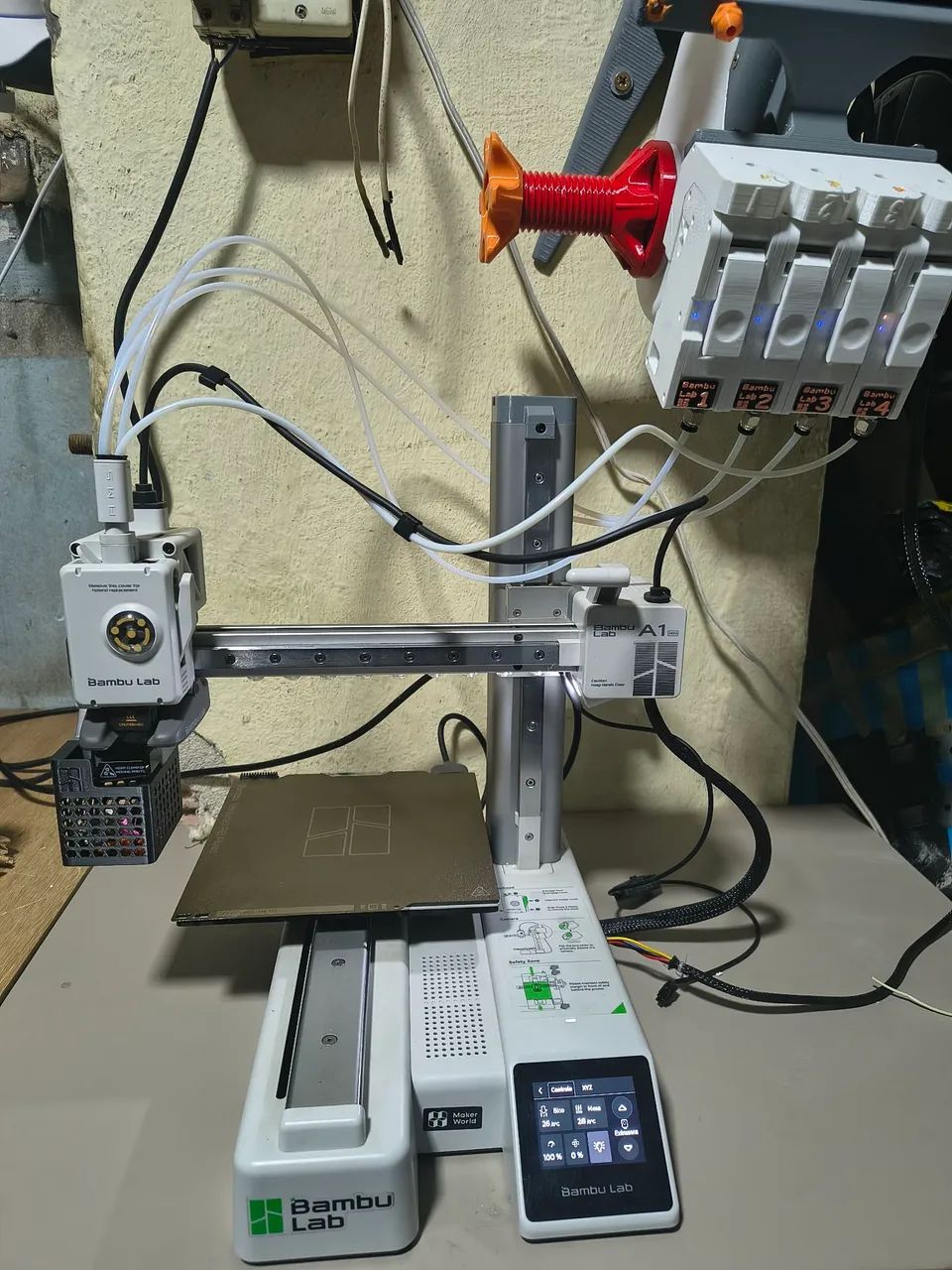 Impressora 3d bambu lab a1mini mais bmcu 