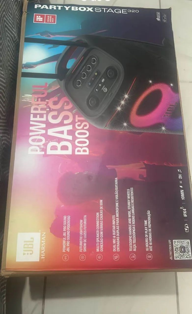 Caixa JBL Parte box 320  - Foto 2