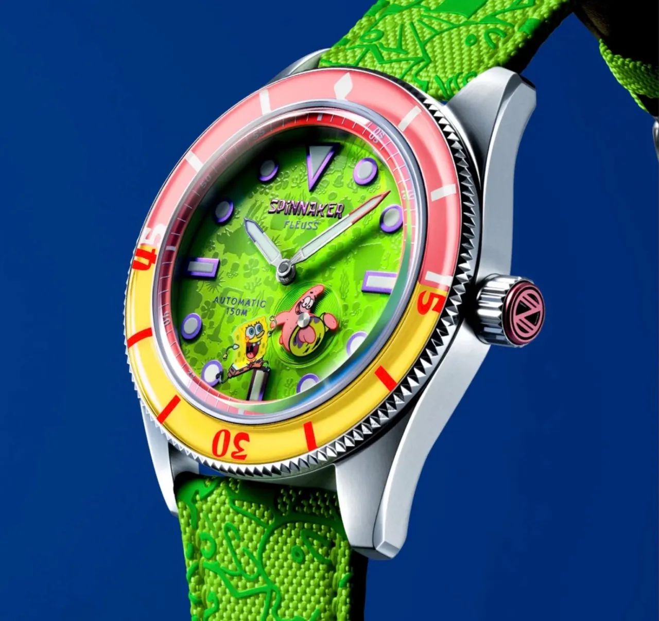 Relógio Spinnkaer Bob Sponja Edição Limitada Verde  - Foto 4
