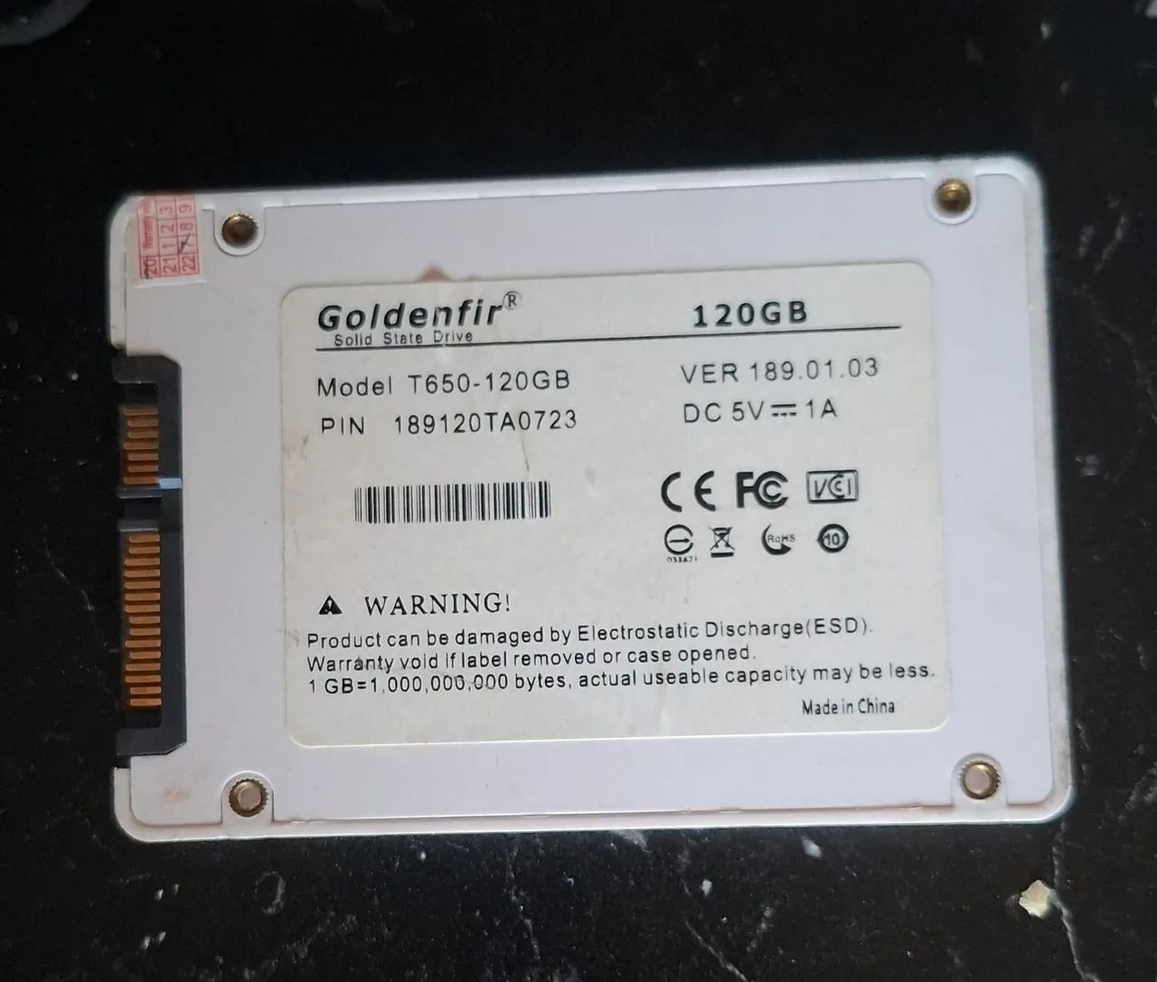 Ssd 128 bg  e memória 4 gb de notebook  - Foto 3