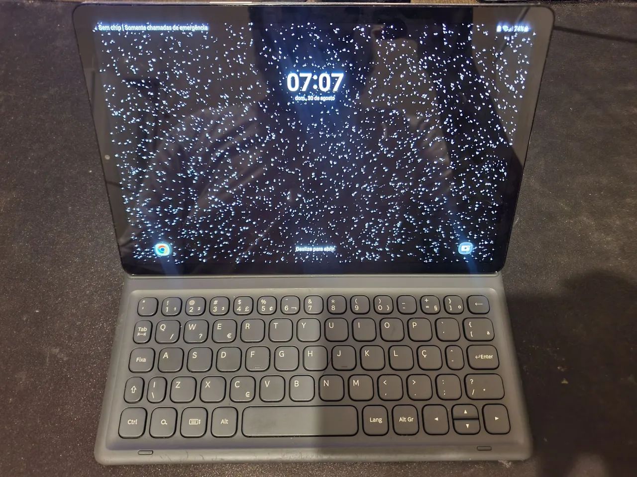 Sansung Galaxy Tab S5e C/ Chip + Capa Teclado Original - Foto 5