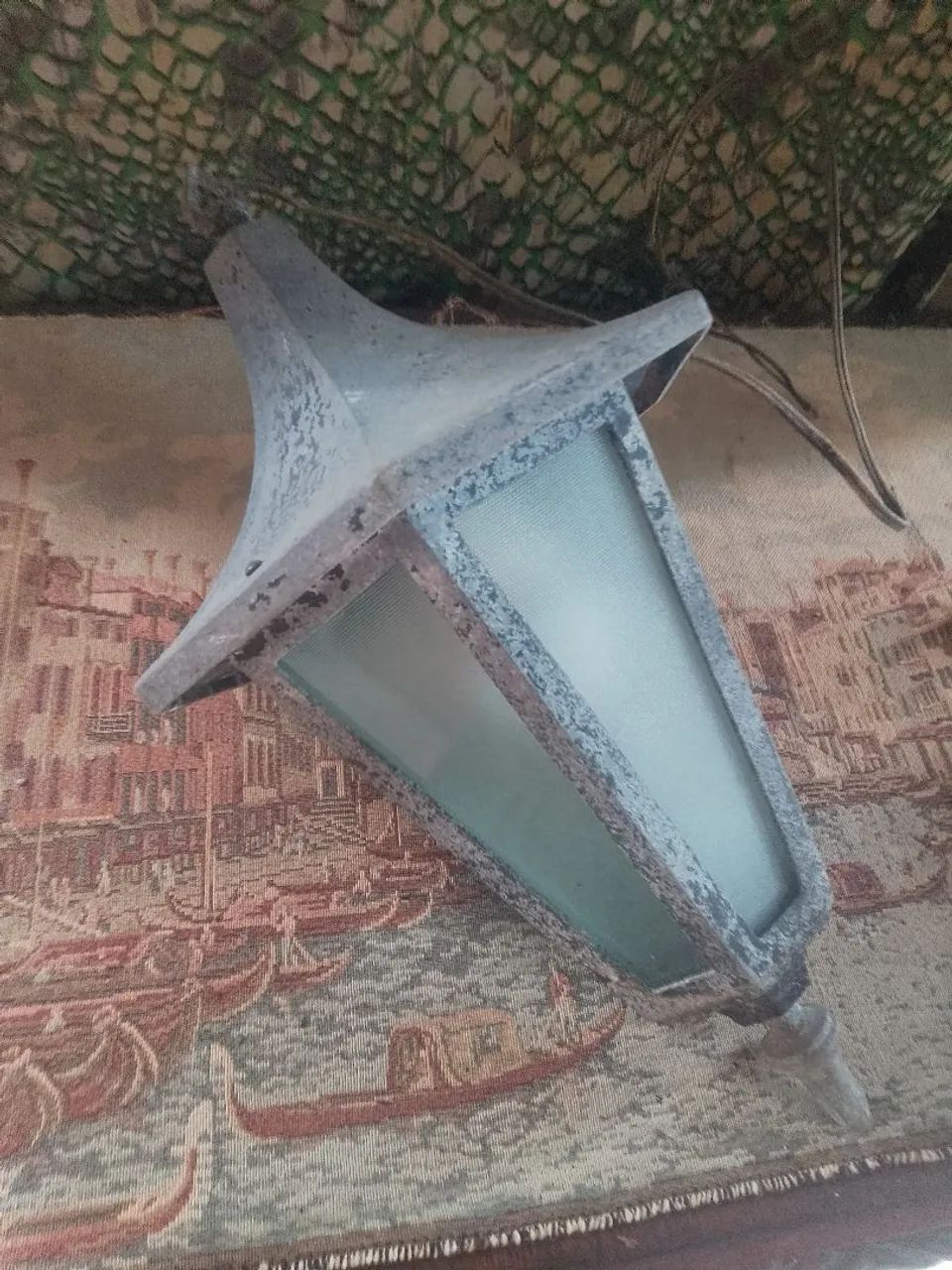 Lustre antigo medieval  - Foto 2
