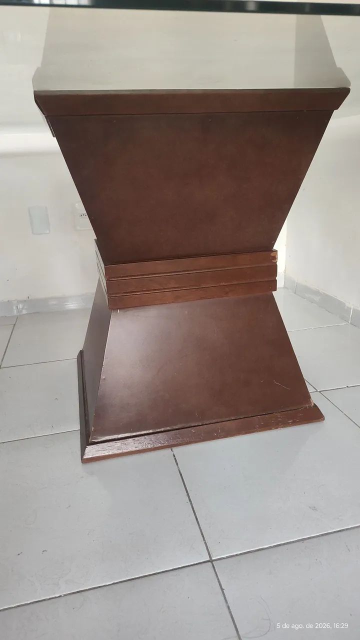 Mesa de Vidro 1,40 x 1,40 - Foto 2