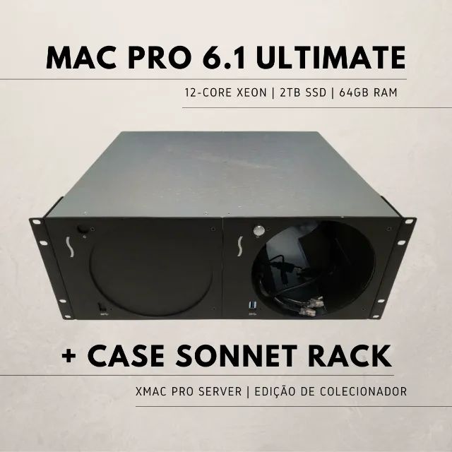 Mac Pro 6.1 (2013) | 12-Core Xeon | 64GB RAM | 2TB SSD | Case