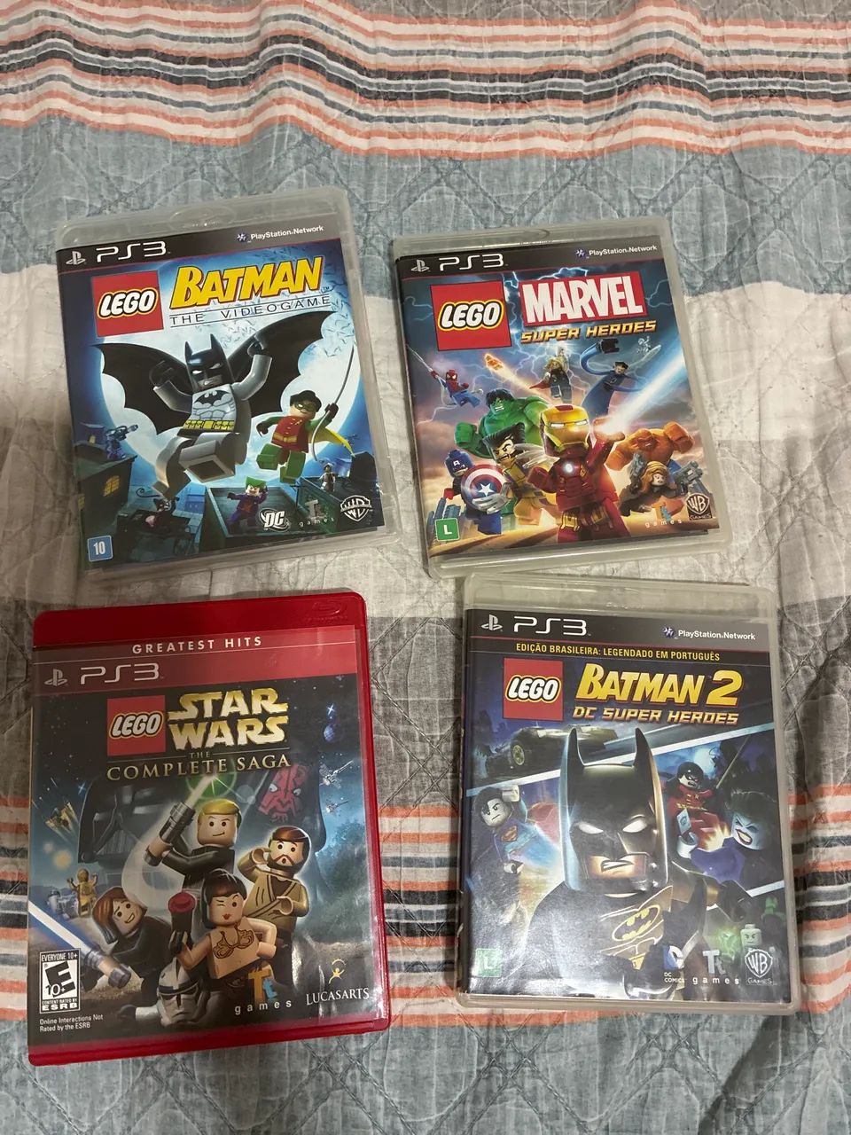 LOTE JOGOS LEGO PS4