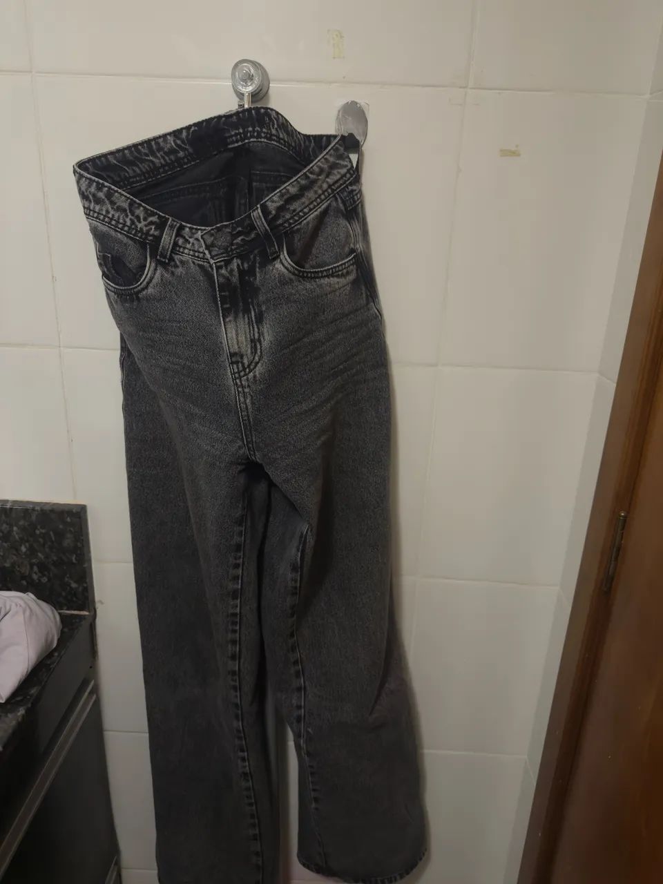 Calça jeans wide leg - Foto 4