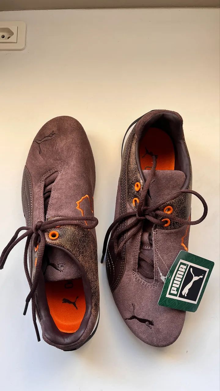 tênis puma future cat marrom  - Foto 3
