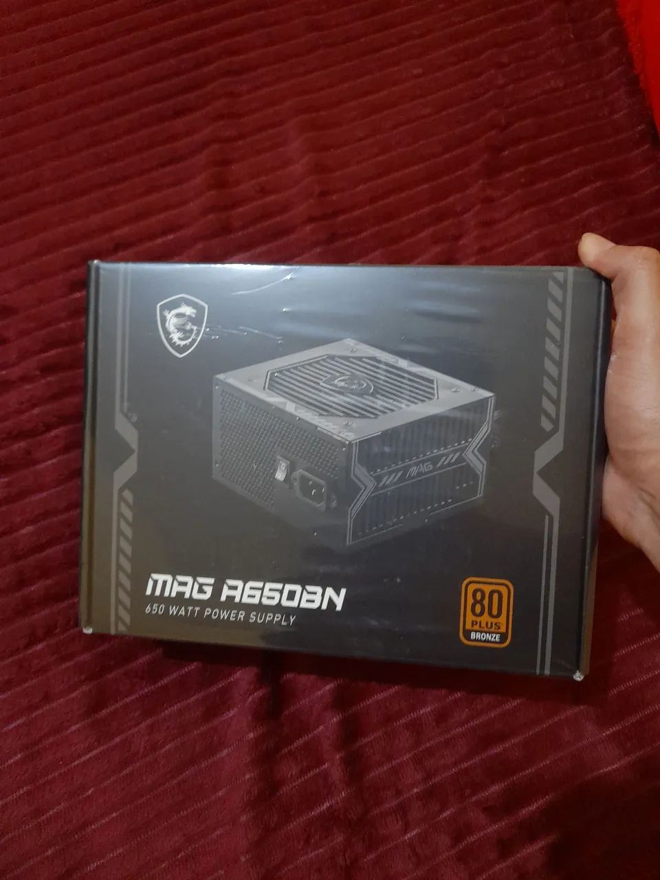 FONTE MSI 650W LACRADA 80PLUS BRONZE PCF ATIVO