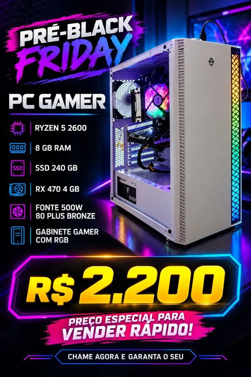 CPU Gamer pré Black Friday 