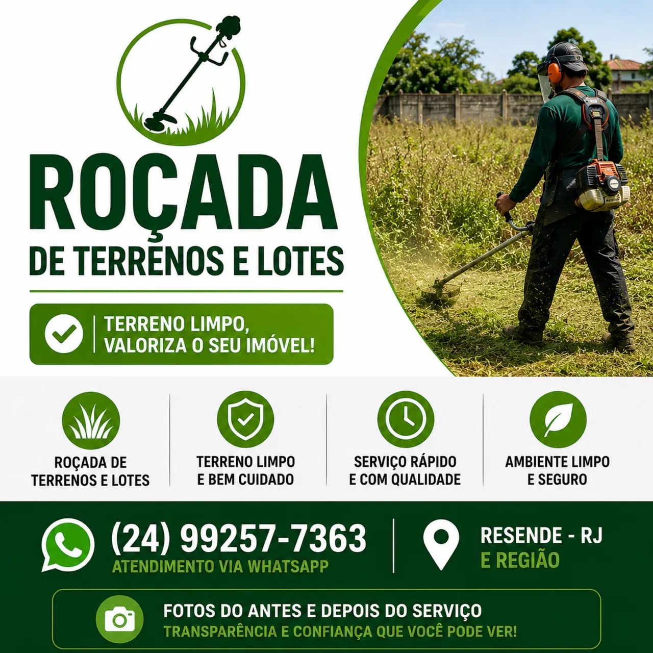 Jardinagem de lotes e terrenos 