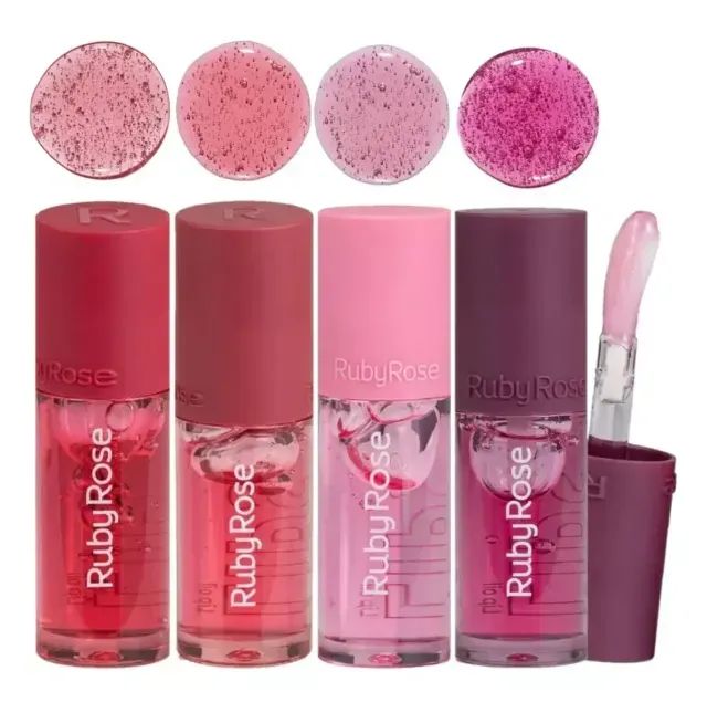 Lip Oil Fresh Lips Ruby Rose - Brilho do Gloss com conforto do oil  (Unidade) - Foto 2