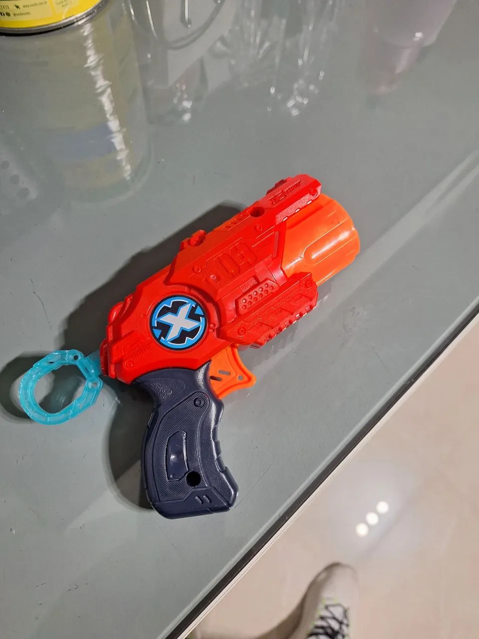 Quute de arma nerf 5 arma e uma máscara  - Foto 4