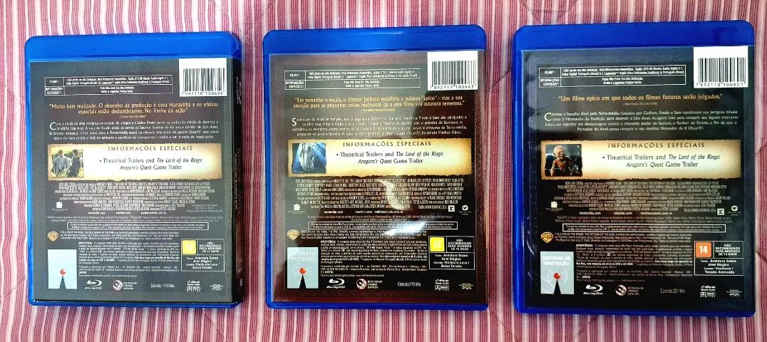 Blu-ray Trilogia O Senhor dos Anéis  - Foto 3