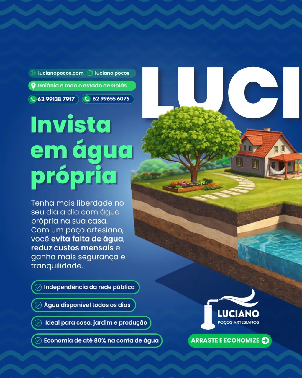 ? Promoção Maio | Poço Artesiano com Bomba Grátis em Goiânia - Foto 2